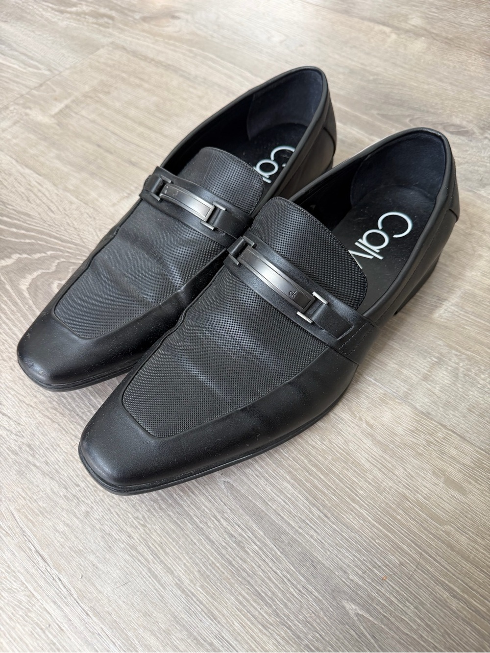 Calvin Klein Men’s Black Slip-On Dress Loafers